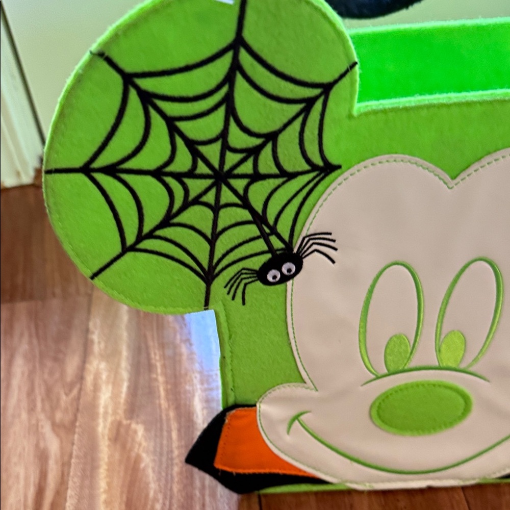 Disney Lime Green Mickey Mouse Halloween Tote - Picture 6 of 6